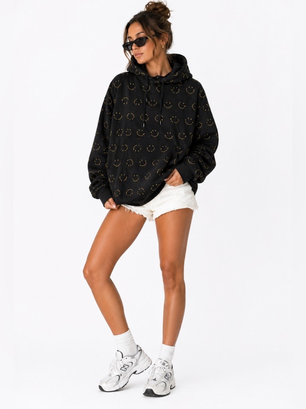 Sandro Paris Oversized Hoodie Black XXL NWT